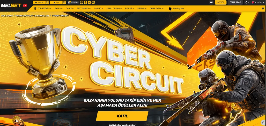 Melbet Cyber Circuit e-spor kampanyası: her aşamada ödül