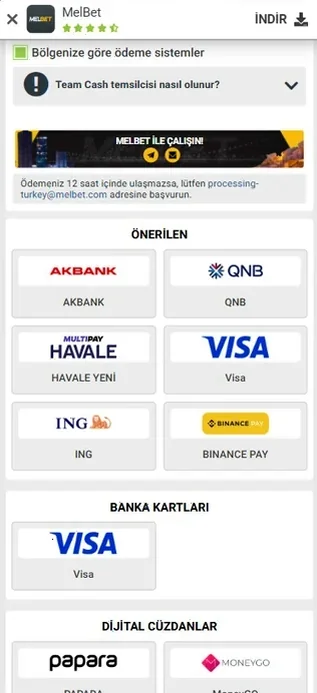 Mobil ödeme yöntemleri listesi